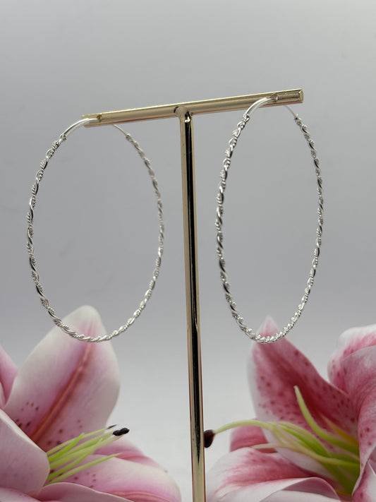 Aros Silver Spiral – Esencia libre y brillante